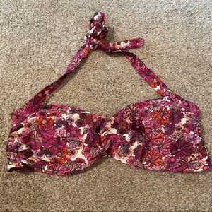 Floral swim top